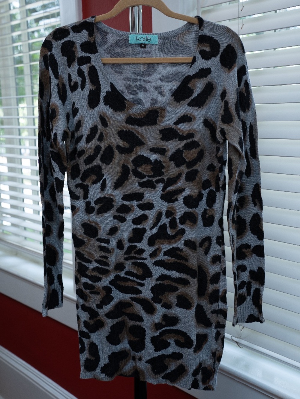 Karlie leopard print dress tunic